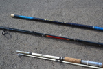 Diverse fiskespön. Bla. ABU m.m.