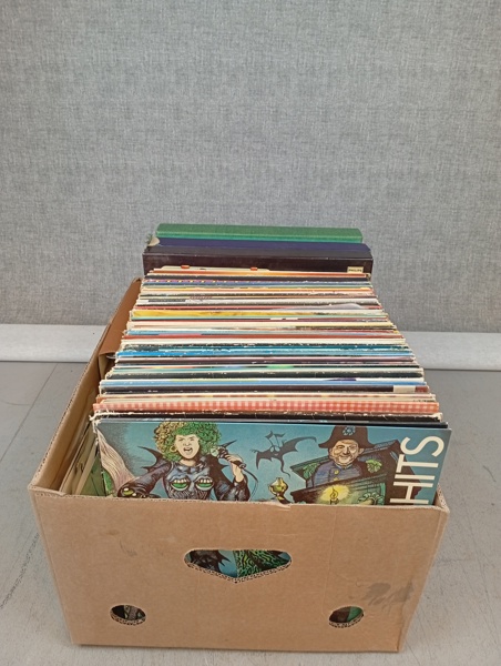 Diverse vinyiskivor.