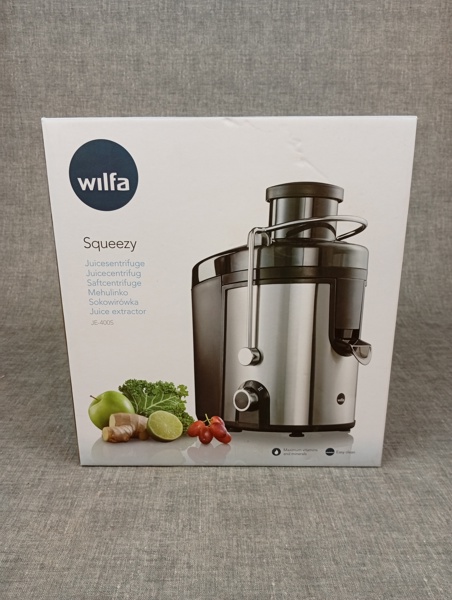 Squeezy. Wilfa Saft. Centrifuge.