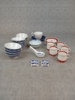 Diverse porslin. Bl.a Tekopp med fat "Blå Eld". Rosenthal & Orientaliskt.