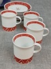 Diverse porslin. Bl.a Tekopp med fat "Blå Eld". Rosenthal & Orientaliskt.
