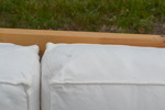 NIKE KARLSSON. Soffa 3-sits & 2 fåtöljer, "Lillberg", björk, IKEA, 