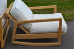 NIKE KARLSSON. Soffa 3-sits & 2 fåtöljer, "Lillberg", björk, IKEA, 