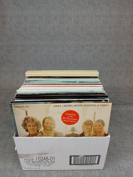 Diverse vinylskivor.