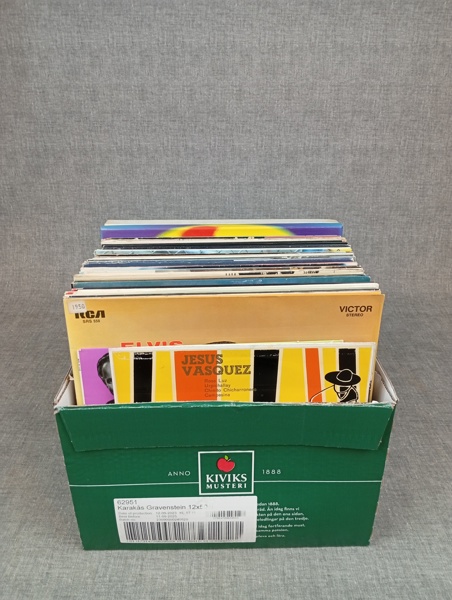 Diverse vinylskivor.