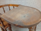 Barnstol/pottstol, ställbar till stol med bord, 1900-talet.