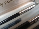 PARKER. Reservoarpenna & bläckpenna.