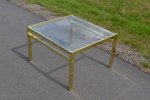 Soffbord. Gulmetall & glas, 1900-talet.