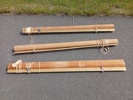 3 Bambu rullgardiner.