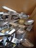Diverse bestick m.m. Bl.a nysilver m.m.