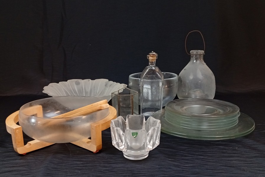 Diverse glas. Bl.a Målerås, Orrefors m.m.