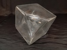 ROLF SINNEMARK, Karaff, "Cubic", Kosta Boda, Osignerad.