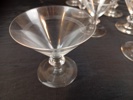 Äldre glas-servis, Kosta, 46delar, 11+11+12+12. 1930-talet.
