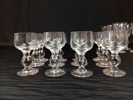 ERIK HÖGLUND, Delar av glasservis, "H40", 31 delar, Boda.