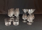 Orrefors. Diverse glas, 14 delar.