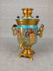 Samovar, Bemålad metall, elektrisk, Ryssland, 1900-talets andra hälft.
