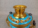 Samovar, Bemålad metall, elektrisk, Ryssland, 1900-talets andra hälft.