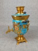 Samovar, Bemålad metall, elektrisk, Ryssland, 1900-talets andra hälft.