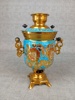 Samovar, Bemålad metall, elektrisk, Ryssland, 1900-talets andra hälft.
