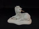 Figurin, "Enhörning", David Cornell, Franklin Mint.