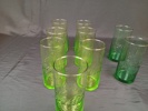 10 CocaCola glas.