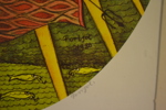 FLEMMING OVERGAARD. Färglitografi, komposition, signerad & numrerad 217/350.