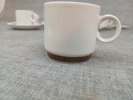 14 Espresso-koppar & 15 Fat. Rörstrand.
