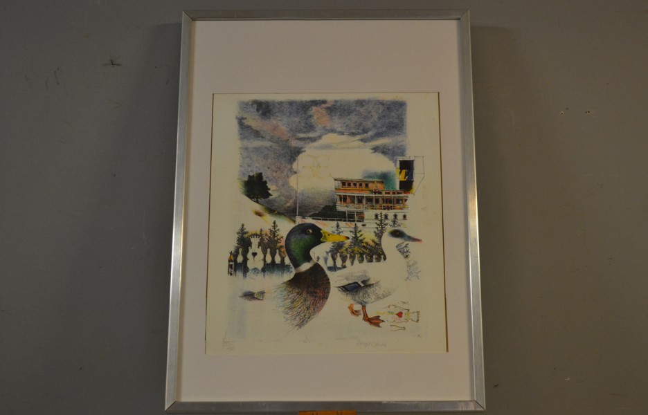 BENGT LANDIN. Litografi, signerad & numrerad 227/350.