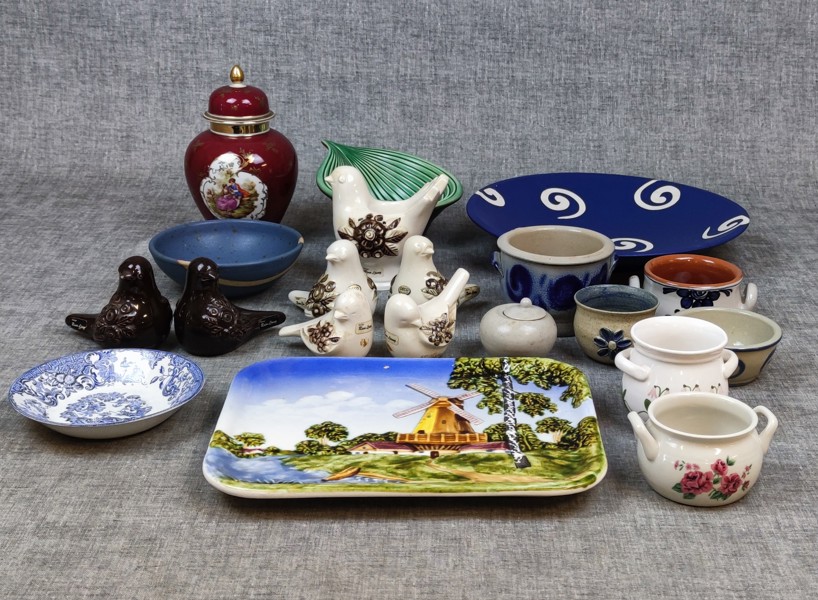 Diverse porslin & keramik.