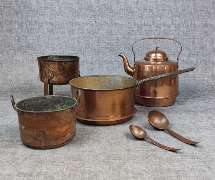 Diverse koppar. 1800/1900-talet.
