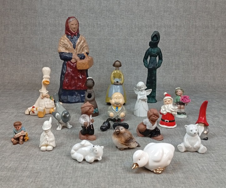 Diverse figuriner. Bl.a JIE m.m.