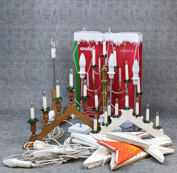 Diverse Jul-belysning.