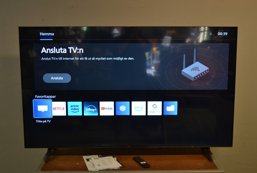SMART TV. Philips, 65 tum, originallåda.