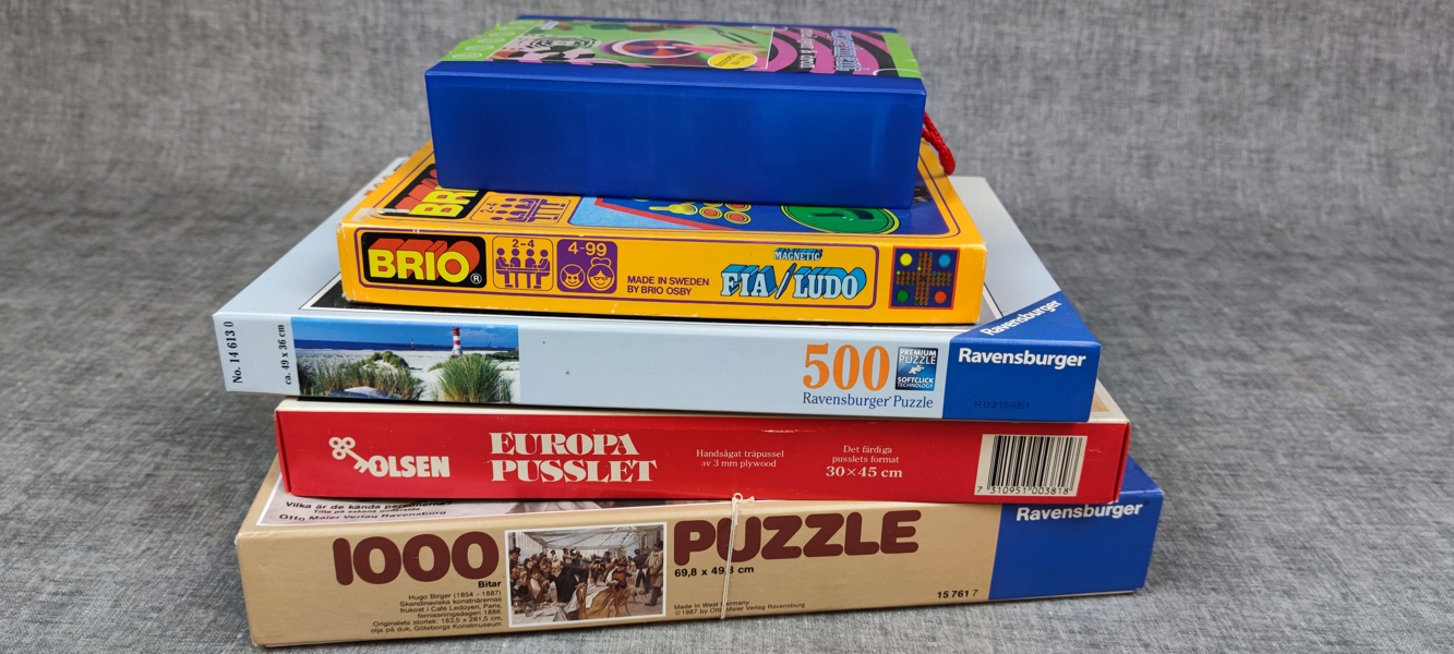 Diverse pussel & spel.