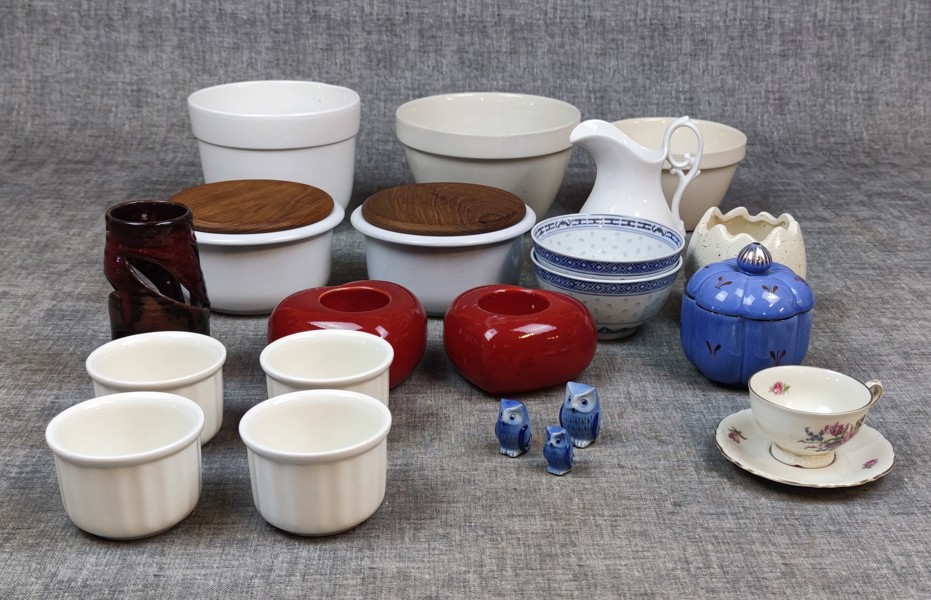 Diverse porslin & keramik.