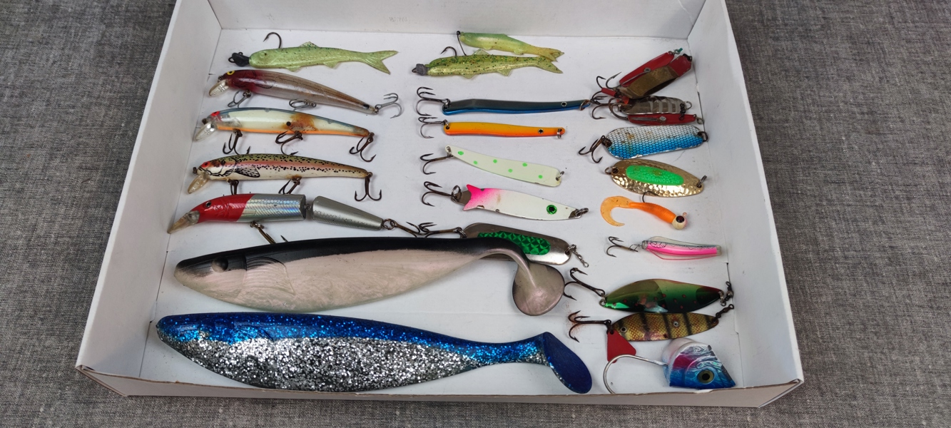 Diverse fiskedrag.