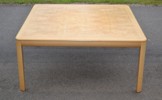 Soffbord. Bok & masurfaner. Troligtvis Sorö stolfabrik Danmark.