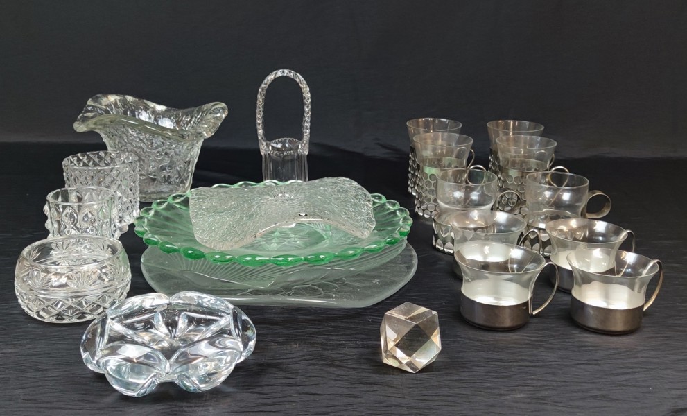 Diverse glas. Bl.a Orrefors, Pukeberg m.m.