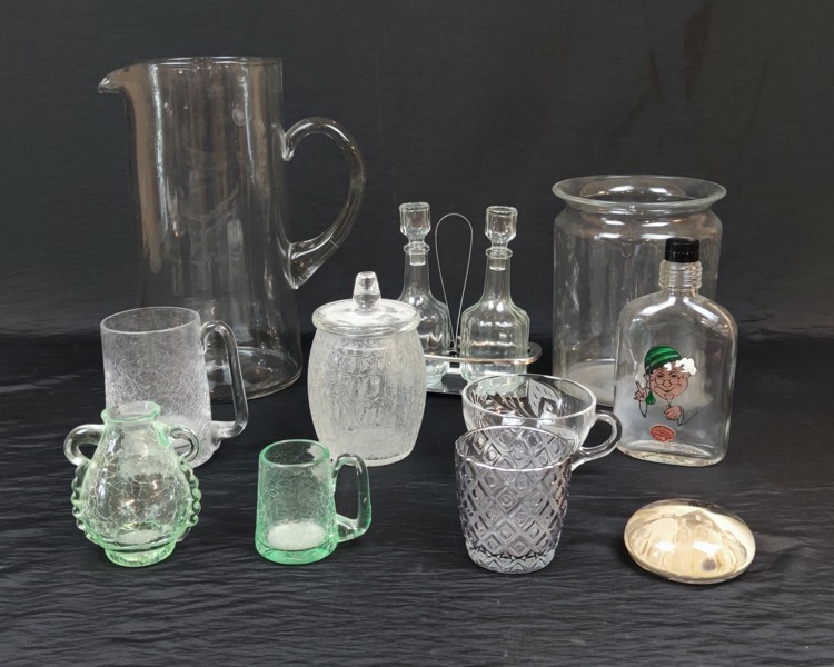 Diverse glas. Bl.a Skansen Ture Berglund, Johansfors m.m.