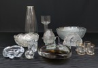 Diverse glas. Bl.a Orrefors, Arcoroc, Boda, Gullaskruf, Skansen m.m.