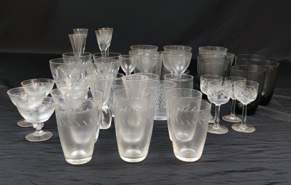 Diverse glas.