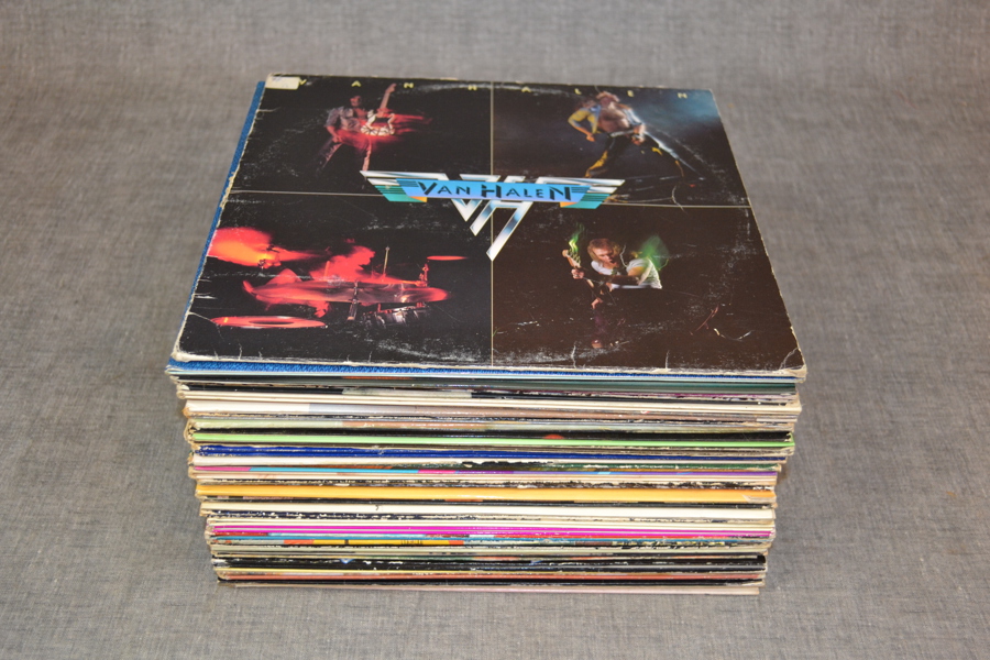 Diverse vinylskivor.