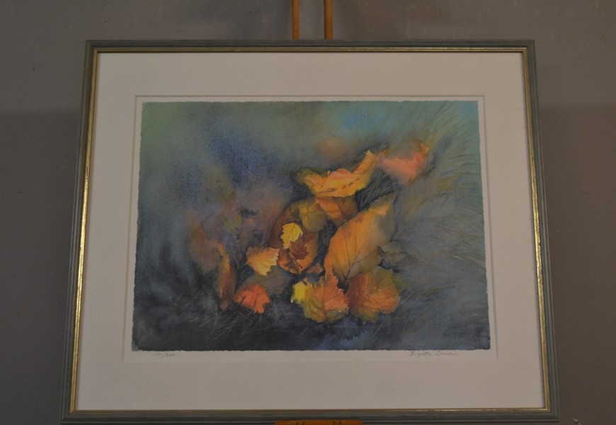 BIRGITTA SANDIN. Färglitografi, signerad & numrerad 125/360.