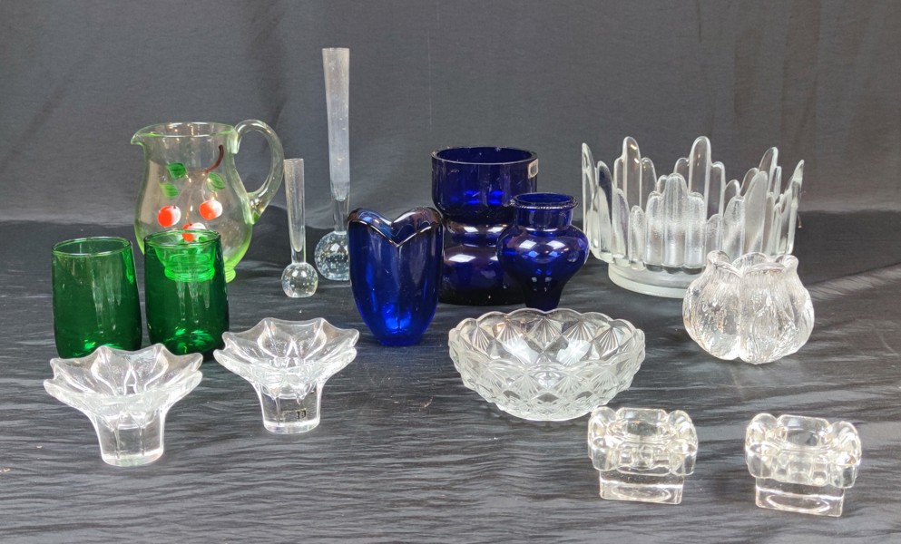 Diverse glas. Bl.a Sea, Krosno m.m.