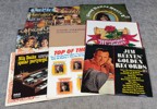 Diverse vinyl, CD-Skivor & kassettband.