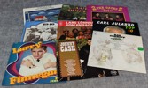 Diverse vinyl, CD-Skivor & kassettband.