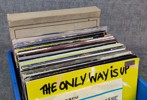 Diverse Vinylskivor, LP & MAXI & Album med stenkakor.