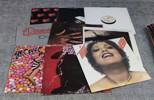 Diverse Vinylskivor, LP & MAXI & Album med stenkakor.