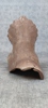 2 Dekorelement Antifix för tak, lergods, medelhavsregionen, 1800/1900-talet.
