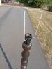 Golvlampa. Trä.